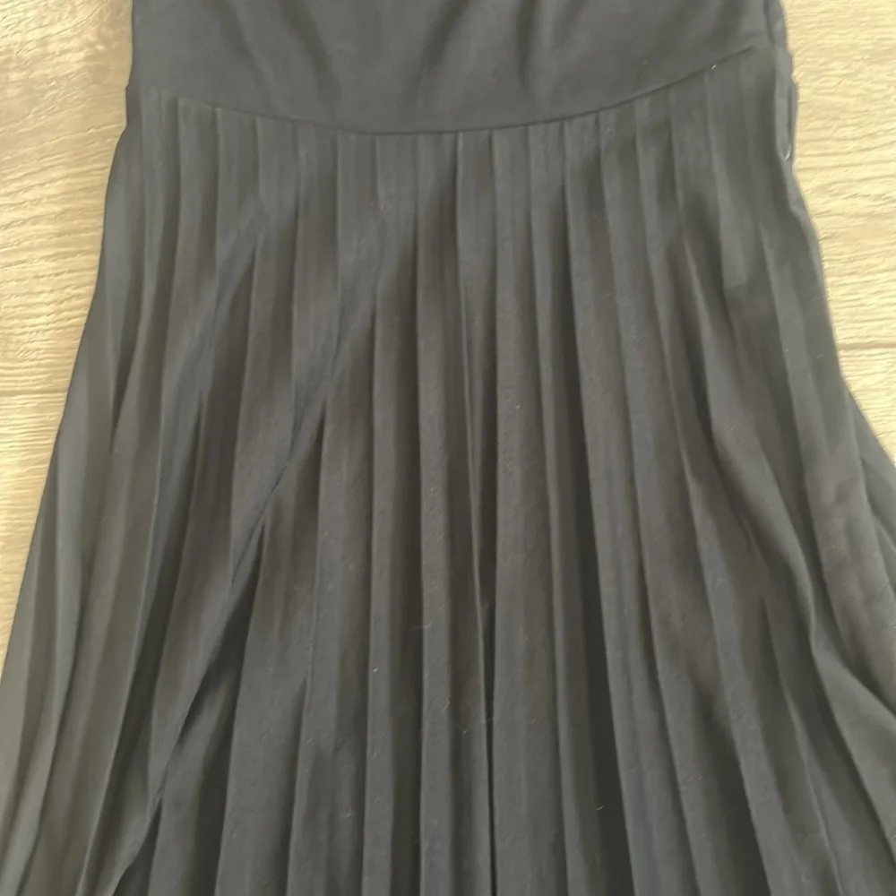 ASOS Black Maxi Dress Spaghetti Strap Size 2 - Picture 3 of 4
